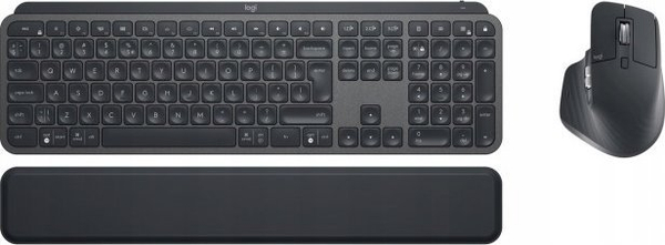 Fotoja e Set tastierë dhe maus Logitech MX Keys Business 2nd Gen, i zi