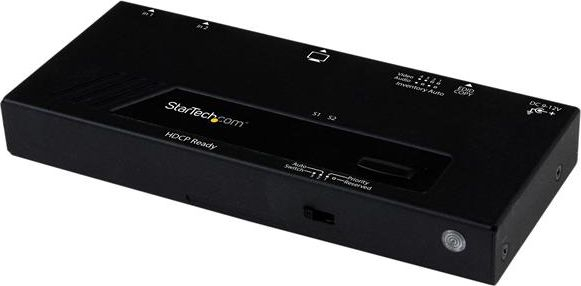 Fotoja e Switch HDMI StarTech VS221HDQ, 2 porta, i zi