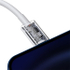 Fotoja e Kabllo BASEUS Superior Series USB-C - Lightning, 20W, 2m, e bardhë, Picture 7