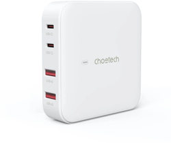 Fotoja e Karikues Choetech PD8008, 2xUSB-C, 2xUSB-A, GaN, 100W