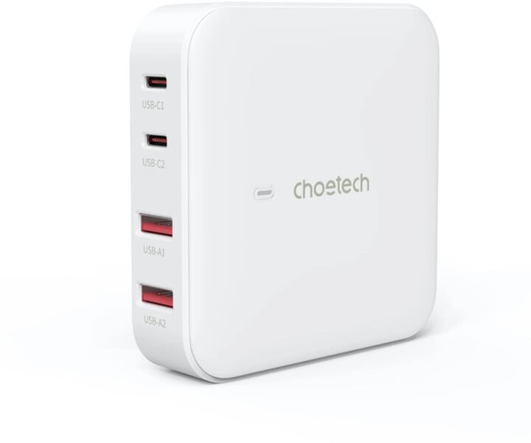Fotoja e Karikues Choetech PD8008, 2xUSB-C, 2xUSB-A, GaN, 100W
