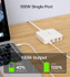 Fotoja e Karikues Choetech PD8008, 2xUSB-C, 2xUSB-A, GaN, 100W, Picture 2