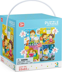 Fotoja e Puzzle Dodo 4in1 My Day, 12/16/20/24 pjesë
