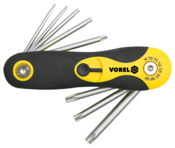 Fotoja e Set çelësash torx shumëfunksionalë Vorel T9-T40, 8 copë