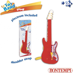 Fotoja e Lodër kitarë për fëmijë Bontempi Play Rock, 54 cm, 3+, e kuqe
