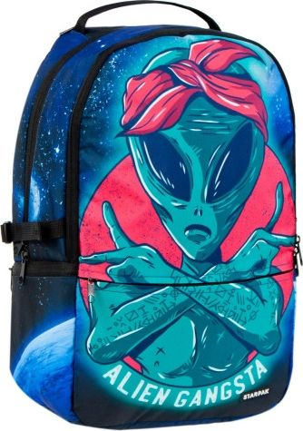Fotoja e Çantë shpine për fëmijë Starpak "Alien Gangsta" (446578), e kaltër