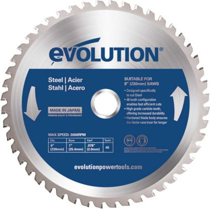 Fotoja e Disk prerës Evolution EVO-230-48-S, 230mm