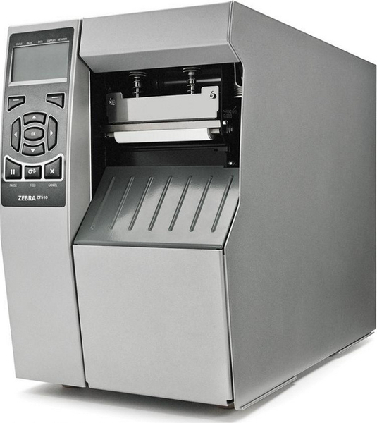 Fotoja e Printer për etiketa Zebra ZT510, i hirtë