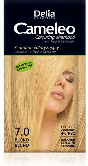 Fotoja e Shampo për flokë të ngjyrosur Delia Cameleo, 7.0 Blonde