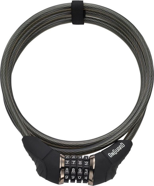 Fotoja e Kabllo për kyçjen e biçikletës OnGuard Akita X-SERIES 8042, 10mm, 185cm