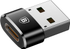 Fotoja e Përshtatës (adapter) USB Baseus USB-C - USB-A (28297-uniw),i zi, Picture 1