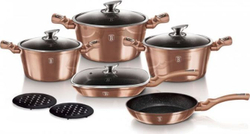 Fotoja e Set enë Berlinger Haus Metallic Line Rosegold, 11 copë