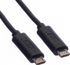 Fotoja e Kabllo Roline USB Cable microUSB - microUSB, 0.3m, e zezë, Picture 3