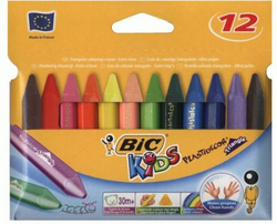 Fotoja e Ngjyra Bic Kids PLASTIDECOR, 12 copë
