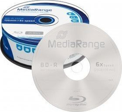 Fotoja e CD MediaRange BD-R, 25 GB, Blu-ray, 25 copë