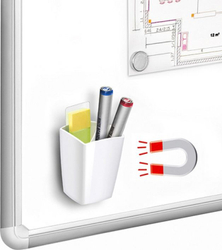 Fotoja e Mbajtëse magnetike për filxhan PBS Connect, 95x75x75 mm, e bardhë