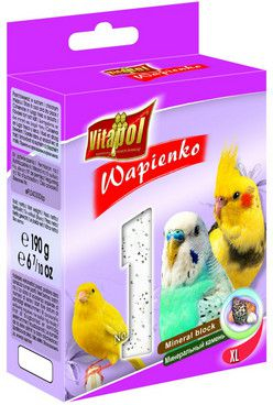 Fotoja e Kub guri gëlqeror me guaska për zogj Vitapol, 35g