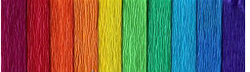 Fotoja e Letër dekorative Interdruk Crêpe paper Spectrum Mix, 10 copë, 50 x 200 cm