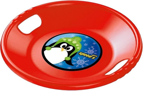 Fotoja e Rrëshqitëse pjatë Prosperplast Speed ​​S, 56cm, e kuqe