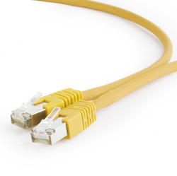 Fotoja e Kabllo Gembird RJ-45/RJ-45, kat.6A, S/FTP, 1 m, e verdhë