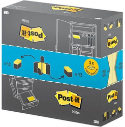 Fotoja e Letër ngjitëse Post-it 653CY-VP20, 38x51mm, e verdhë, 20 copë