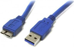 Fotoja e Kabllo USB Techly, 3m, e kaltër