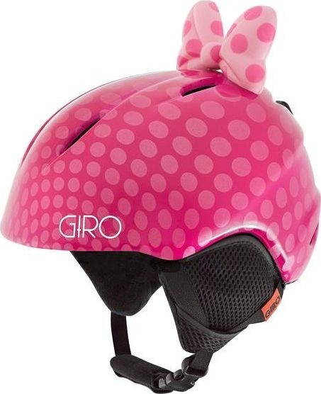 Fotoja e Helmetë për fëmijë Giro Launch Plus, S (52-55.5 cm), pika poli, rozë
