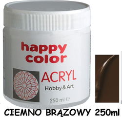 Fotoja e Ngjyrë akrilike Happy Color, 75ml, e kaftë e errët