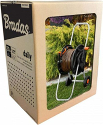 Fotoja e Set për ujitje Bradas HOSE REEL ECO, zorrë ujitje 25m, pistoletë spërkatëse, lidhës