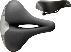 Fotoja e Shalë për biçikletë Selle Italia Touring T2, 7x9cm, e zezë