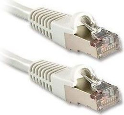 Fotoja e Kabllo rrjeti Lindy RJ-45/RJ-45 Cat.6a S/FTP, 1 m, e bardhë (47192)