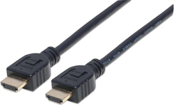 Fotoja e Kabllo Manhattan, HDMI - HDMI, 3m, e zezë