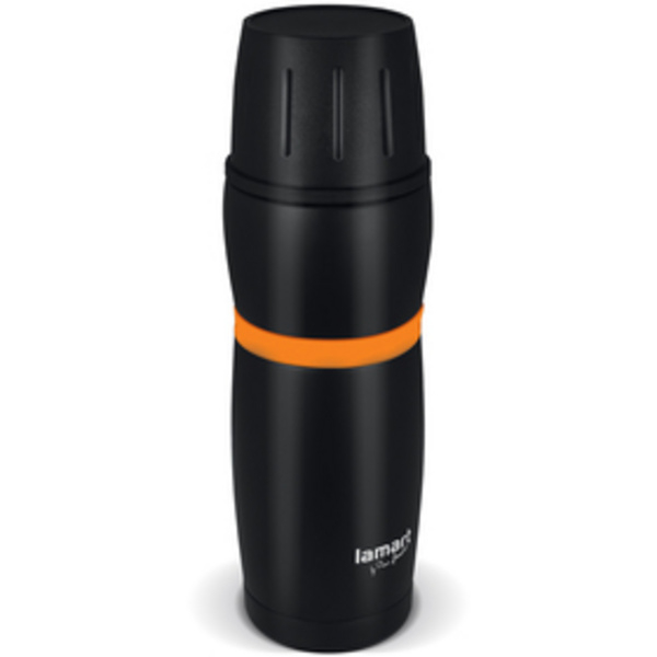 Fotoja e Termos Lamart LT4054, 480 ml, i zi/portokalli