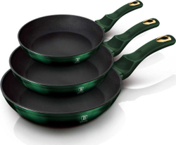 Fotoja e Set tiganësh Berlinger Haus Emerald, 20 - 28 cm, 3 copë, të gjelbër