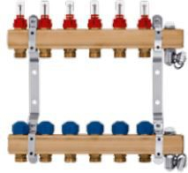 Fotoja e Tub shkarkimi Kisan Brass 1"	5-circuit with outlet for G3/4" Eurocone