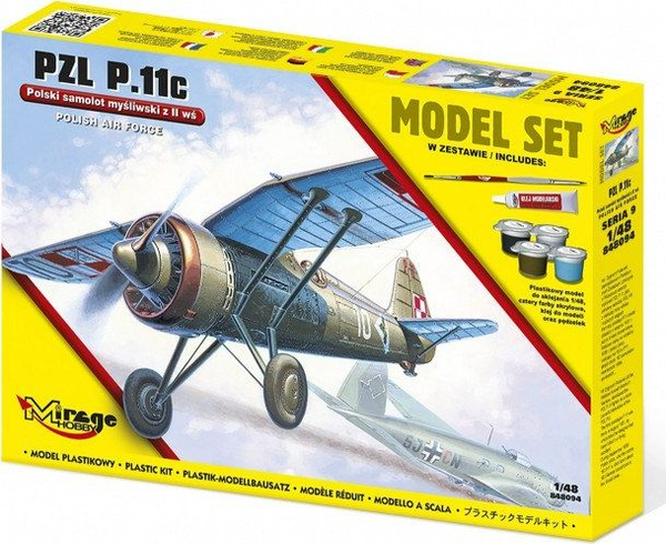 Fotoja e Set ndërtimi Mirage Airplane P.11C, 1:48