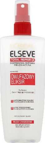 Fotoja e Sprej për flokë L'Oreal Paris Elseve Two-phase Elixir Total Repair 5, 200ml