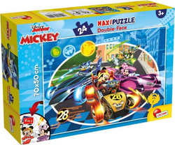Fotoja e Enigmë e dyanëshme Lisciani Mickey Mouse, 24 pjesë