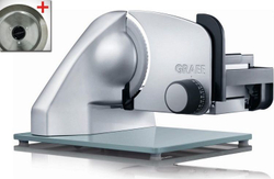 Fotoja e Prerëse elektrike për ushqim Graef Classic C22, 170 mm, argjend