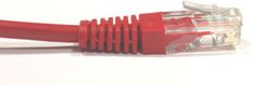 Fotoja e Kabllo NetRack Patch Cord Cat.5e RJ45, 1.5 m, e kuqe (BZPAT1P5UR)