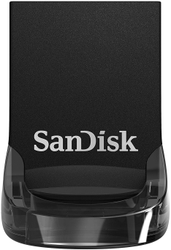 Fotoja e USB SanDisk Ultra Fit, 256GB, e zezë