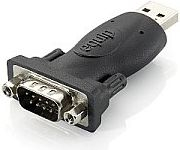 Fotoja e Përshtatës USB Equip DB-9 (133382), i zi