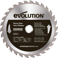 Fotoja e Sharrë karbidi Evolution TCT për prerjen e drurit, 180mm