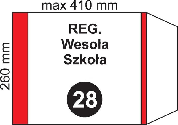 Fotoja e Mbështjellëse për fletore Folplast, nr.28, 20 copë