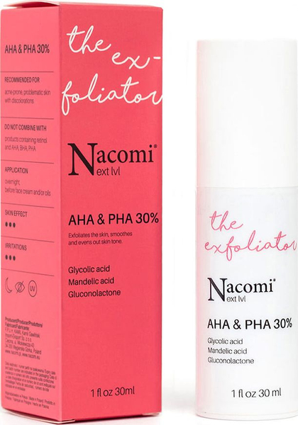 Fotoja e Peeling acid Nacomi Next Level me AHA dhe PHA 30%, 30ml