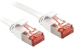 Fotoja e Kabllo rrjeti Lindy Patchcord, Cat6, U/FTP, 1 m, e bardhë