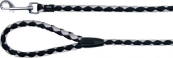 Fotoja e Rrip për qen Trixie Cavo TX-14341, 1m x 12mm, i zi / i argjendtë