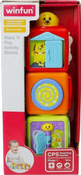 Fotoja e Kocka ndërtuese Smily Play Tower of Sensory Blocks, +3 m