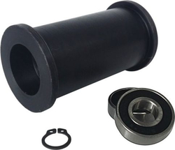 Fotoja e Rrotull Glob Swivel, për lidhjen GS02-00, e zezë