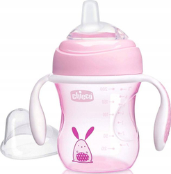 Fotoja e Shishe ushqyese për fëmijë Chicco, 200ml, rozë
